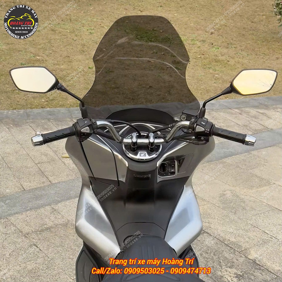 Kính chắn gió HTR lắp chuẩn PCX 2018